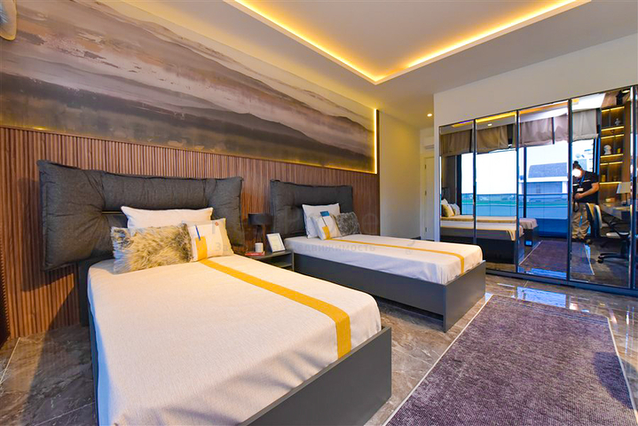 Вилла 4+1 с современным дизайном в живописном районе Каргыджак