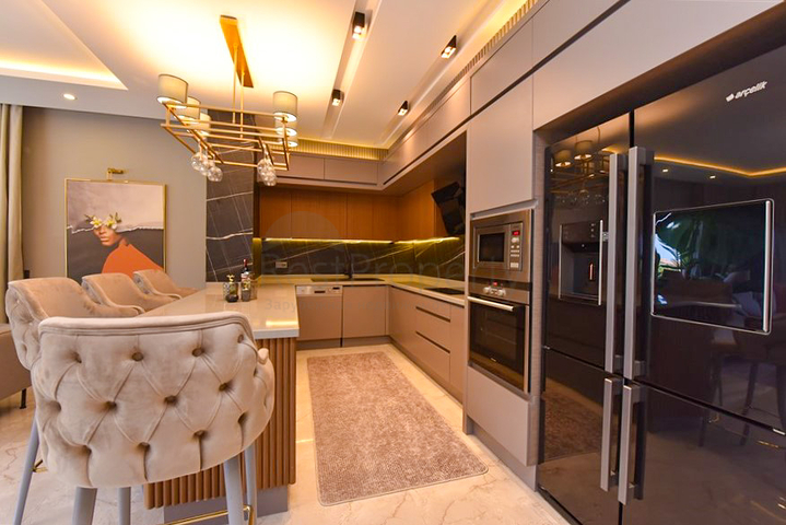 Вилла 4+1 с современным дизайном в живописном районе Каргыджак