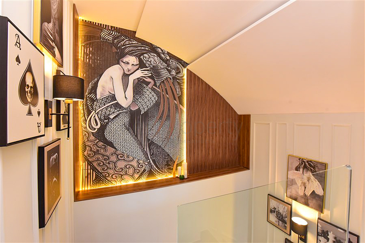 Вилла 4+1 с современным дизайном в живописном районе Каргыджак