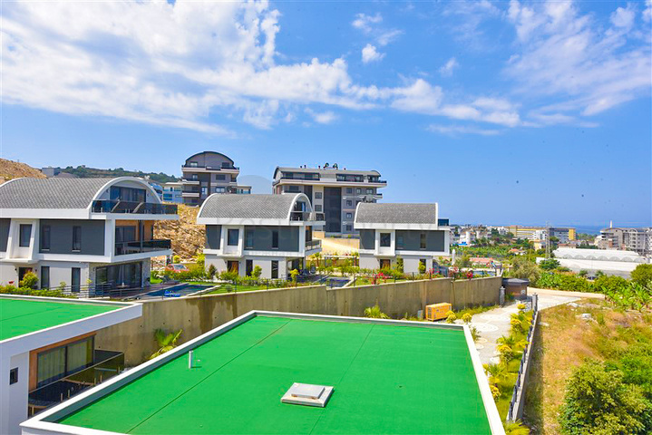 Вилла 4+1 с современным дизайном в живописном районе Каргыджак