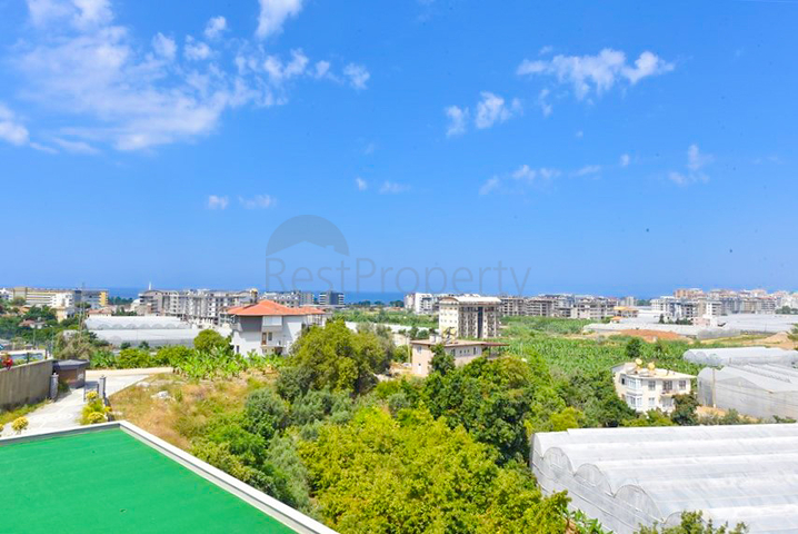 Вилла 4+1 с современным дизайном в живописном районе Каргыджак