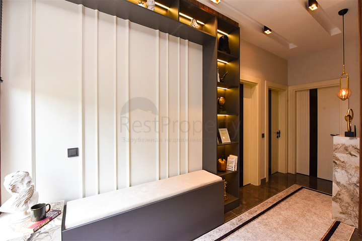 Вилла 4+1 с современным дизайном в живописном районе Каргыджак