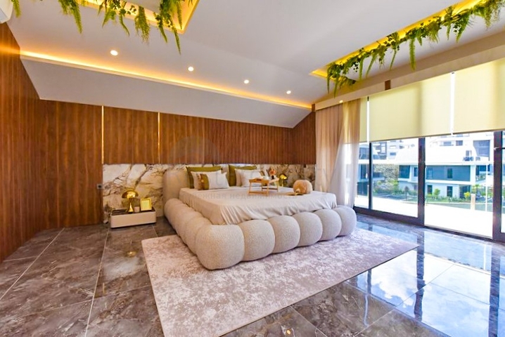 Вилла 4+1 с современным дизайном в живописном районе Каргыджак