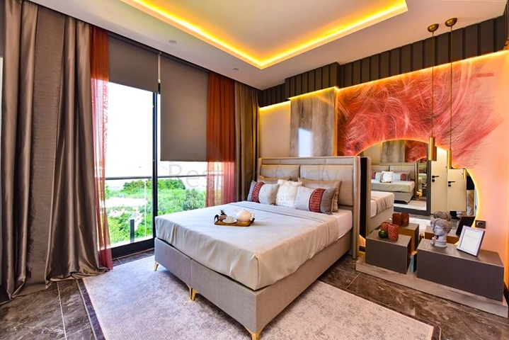 Вилла 4+1 с современным дизайном в живописном районе Каргыджак