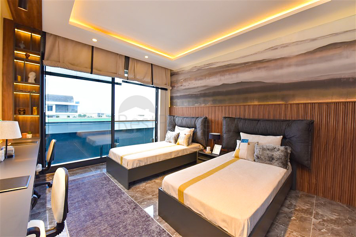 Вилла 4+1 с современным дизайном в живописном районе Каргыджак