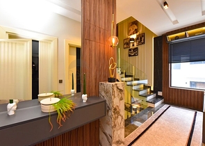 Вилла 4+1 с современным дизайном в живописном районе Каргыджак