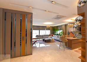 Вилла 4+1 с современным дизайном в живописном районе Каргыджак