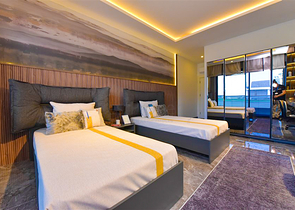 Вилла 4+1 с современным дизайном в живописном районе Каргыджак