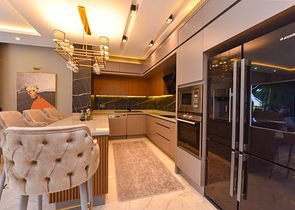 Вилла 4+1 с современным дизайном в живописном районе Каргыджак