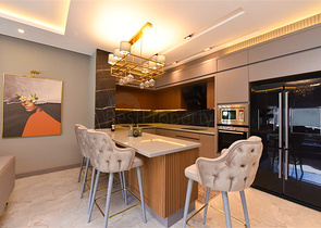 Вилла 4+1 с современным дизайном в живописном районе Каргыджак