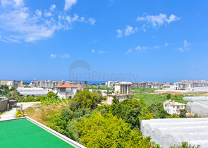 Вилла 4+1 с современным дизайном в живописном районе Каргыджак