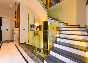 Вилла 4+1 с современным дизайном в живописном районе Каргыджак