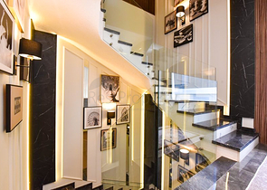 Вилла 4+1 с современным дизайном в живописном районе Каргыджак