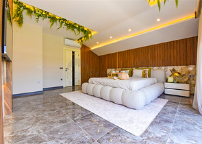 Вилла 4+1 с современным дизайном в живописном районе Каргыджак