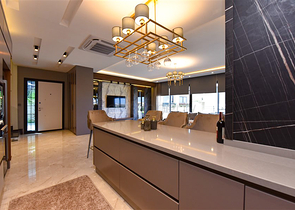 Вилла 4+1 с современным дизайном в живописном районе Каргыджак