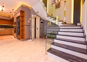 Вилла 4+1 с современным дизайном в живописном районе Каргыджак