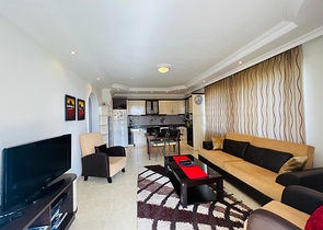 Просторная квартира планировкой 1+1 в районе Джикджилли.    