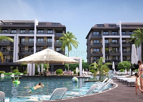 Квартира планировкой 1+1 в районе Оба