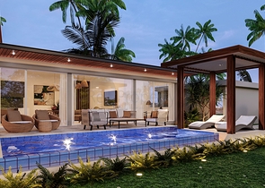 Виллы с тремя спальнями и личным бассейном в 10 мин до моря