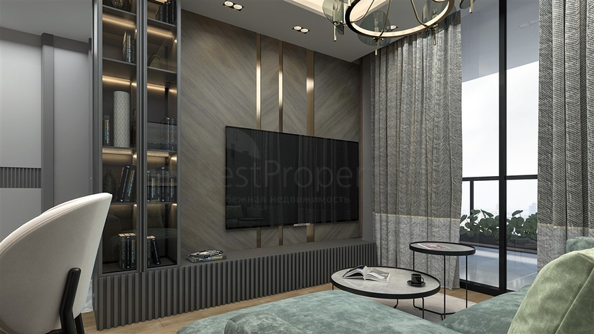 Привлекательный проект в 600 м от моря в Мерсине