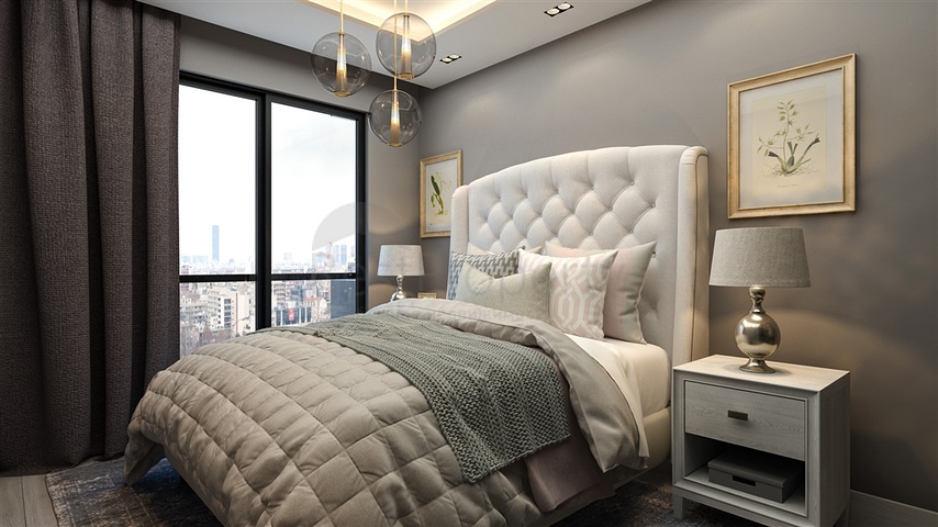 Привлекательный проект в 600 м от моря в Мерсине