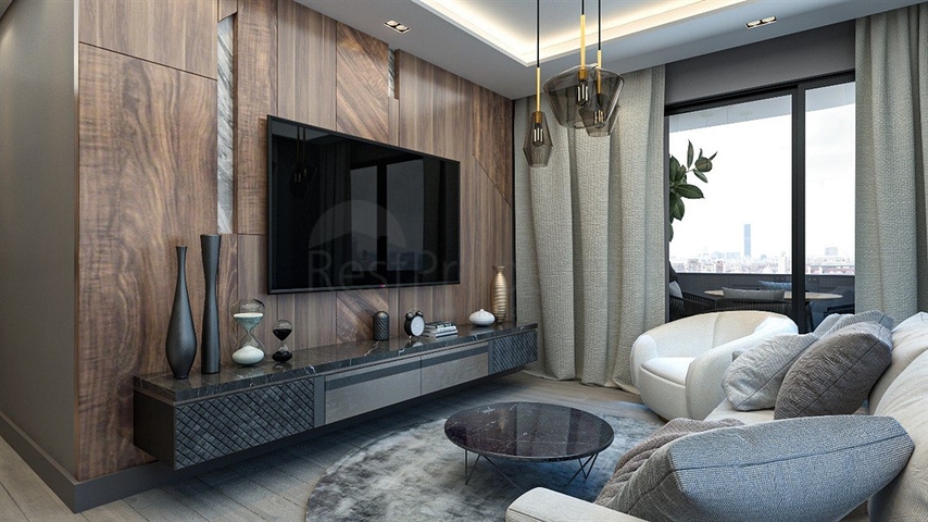 Привлекательный проект в 600 м от моря в Мерсине