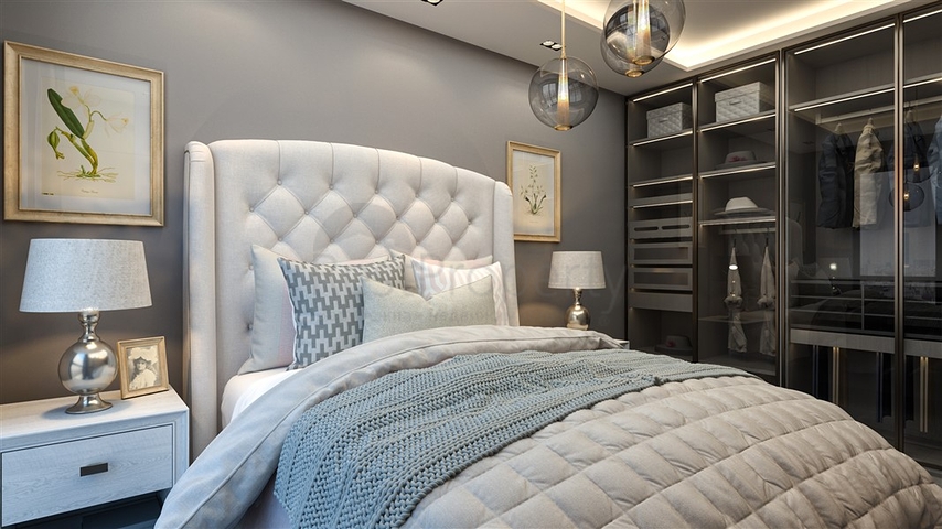 Привлекательный проект в 600 м от моря в Мерсине