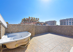 Просторный пентхаус от собственника 3+1 с отдельной кухней в 200 метрах от моря в районе Оба