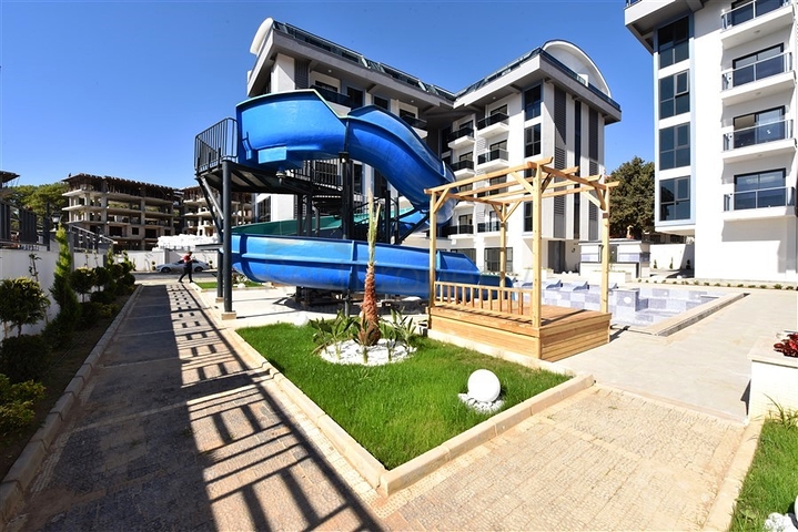 Новая квартира в районе Оба в комплексе с инфраструктурой