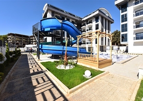 Новая квартира в районе Оба в комплексе с инфраструктурой