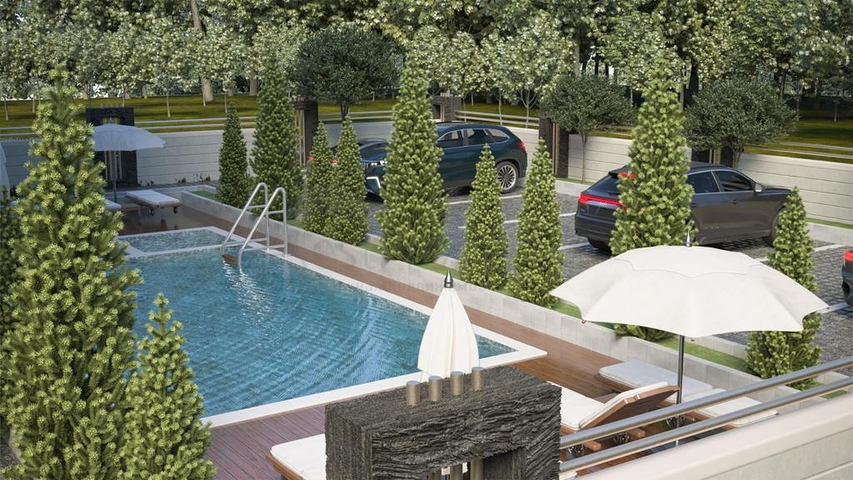 Пентхаус 2+1 в комплексе с инфраструктурой в районе Оба