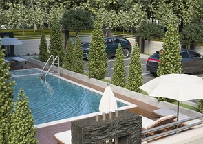 Пентхаус 2+1 в комплексе с инфраструктурой в районе Оба