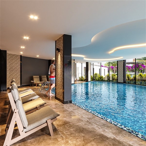 Апартаменты на стадии строительства в одном из курортных районов Мерсина