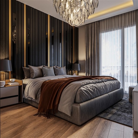 Апартаменты на стадии строительства в одном из курортных районов Мерсина