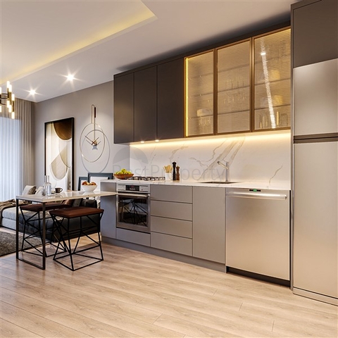 Апартаменты на стадии строительства в одном из курортных районов Мерсина