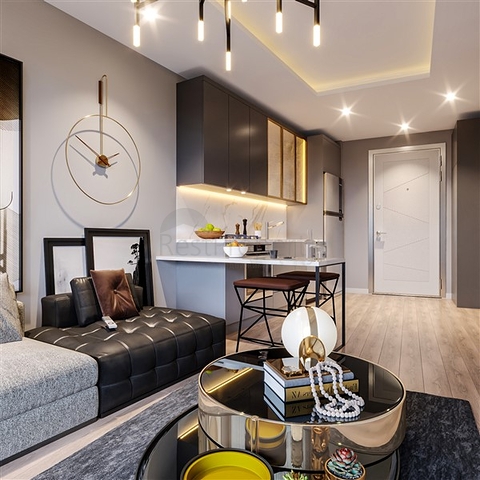 Апартаменты на стадии строительства в одном из курортных районов Мерсина