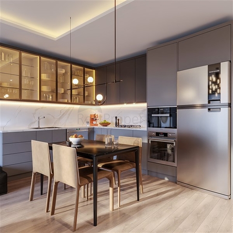 Апартаменты на стадии строительства в одном из курортных районов Мерсина