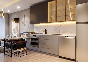 Апартаменты на стадии строительства в одном из курортных районов Мерсина