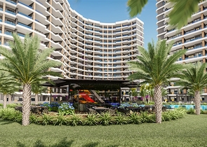 Апартаменты на стадии строительства в одном из курортных районов Мерсина