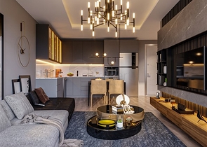 Апартаменты на стадии строительства в одном из курортных районов Мерсина