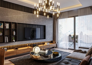 Апартаменты на стадии строительства в одном из курортных районов Мерсина