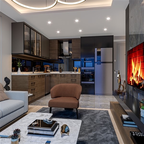 Масштабный строящийся проект в районе Томюк Эрдемли