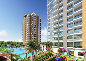 Масштабный строящийся проект в районе Томюк Эрдемли