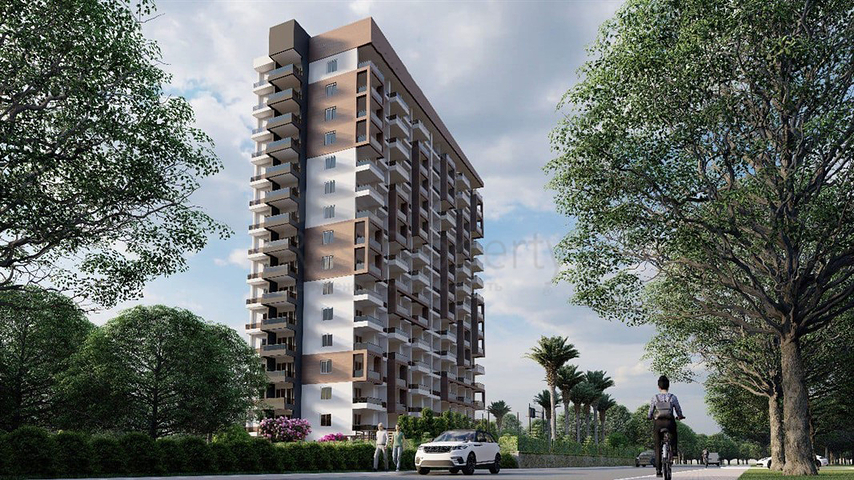 Комплекс всего в 600 метрах от моря в городе Мерсин