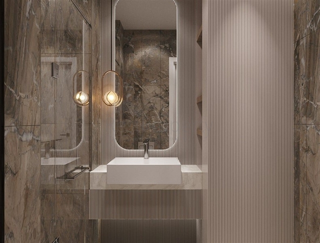 Комплекс всего в 600 метрах от моря в городе Мерсин