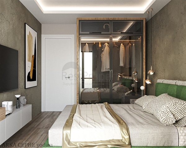 Комплекс всего в 600 метрах от моря в городе Мерсин