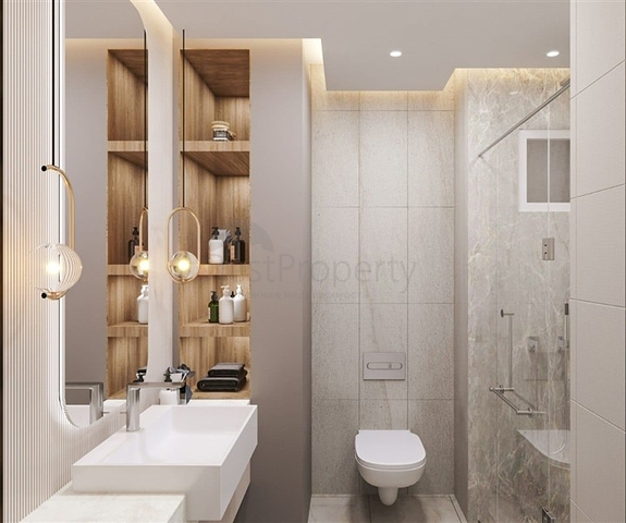 Комплекс всего в 600 метрах от моря в городе Мерсин