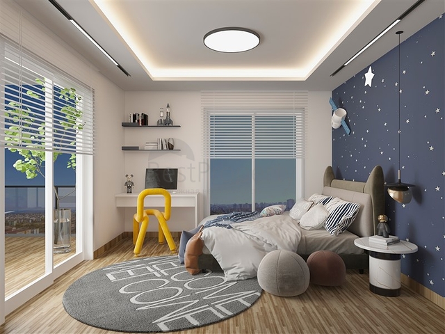 Новый жилой комплекс на стадии строительства в районе Эрдемли