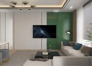 Новый жилой комплекс на стадии строительства в районе Эрдемли