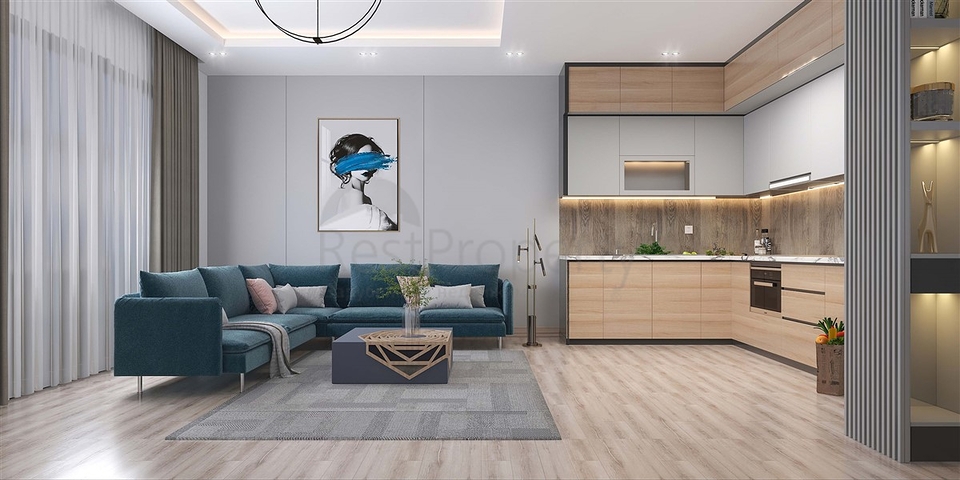 Жилой комплекс с минимальной инфраструктурой в Мерсине